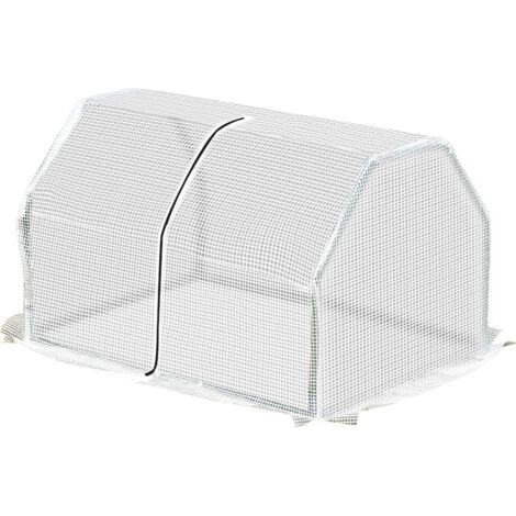 Pair Mini serre , résistante aux intempéries, facile à transporter, 99 cm x 71 cm x 60 cm, tunnel de culture, verte (1/4)