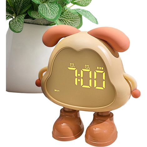 Horloge alimentée par batterie, réveil en forme de chien la (1/5)