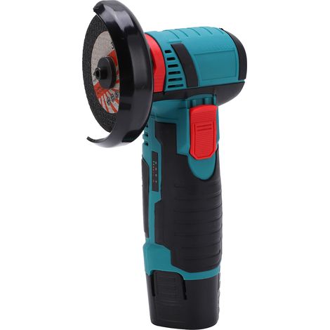 Meuleuse angulaire sans fil 20V, 19500 tr/min avec batterie lithium et chargeur rapide EU 100-240V