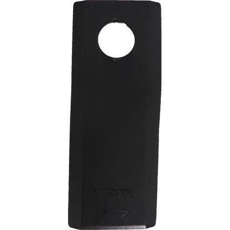 Coltello per falciatrice lunghezza 116mm foro Ø 18,25mm