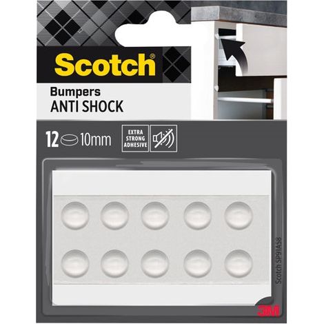 SCOTCH - Patin antichoc adhésif 10 mm lot de 12