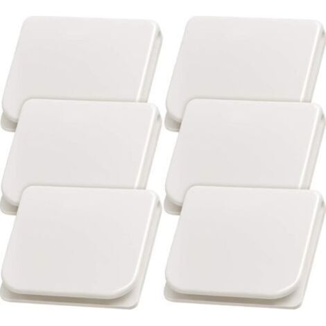Clips de rideau de douche Clips de rideau de pulvérisation coupe-vent Clips de rideau autocollants Clips de protection de protection de douche (6 pièces)