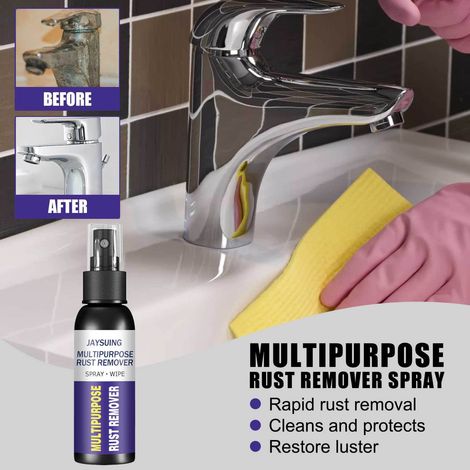 Décapant antirouille multifonctionnel pour métaux, agent de polissage et de rénovation pour jantes de voiture, décapant antirouille pour robinetterie en acier inoxydable – 50 ml (1/5)