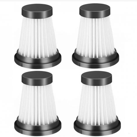 Lntyq Lot de 4 filtres HEPA de rechange pour aspirateur sans fil pour Moosoo K12 K12 Pro K13, pour Genius Invictus One 1.0 X7 / 2.0, pour Foxnovo 13KPA accessoires de filtre pour aspirateur à main (1/5)