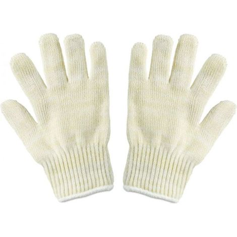 Heat-resistant gloves, heat-resistant gloves, oven, fireplace, heat-resistant up to 100 °C, one size fits all YMYNY (1/4)
