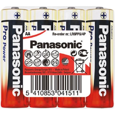 Panasonic AA Mignon Pro Power Batterie 1,5V 4er Set (1/2)