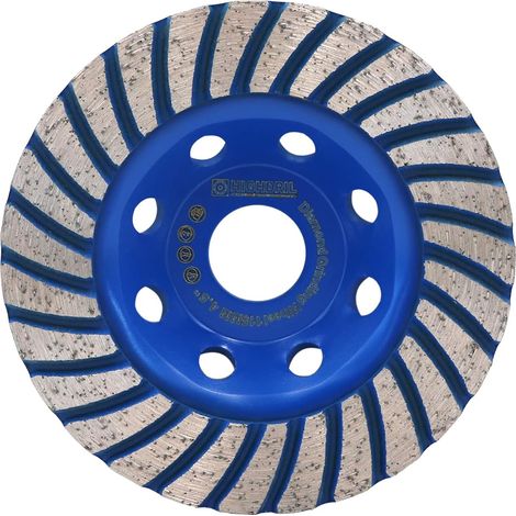 Diamond Disc Grinder 115 mm – Turbo Grinding Wheel for Concrete Grinding and Polishing Masonry Granite Marble Natural Stone (1/5)