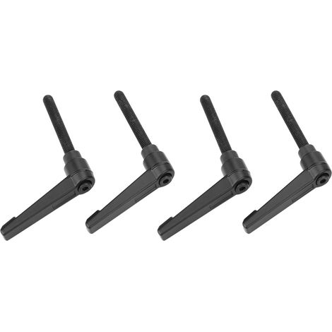 4 boutons de machine en métal, poignée de fixation réglable, filetage mâle M6 (50 mm) (1/5)