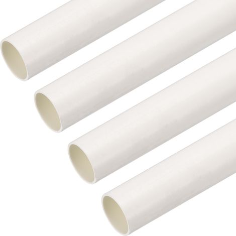 Lot De 4 Tuyau Conduit PVC 1m/39" Canalisation Câble Tube Droit (1/5)