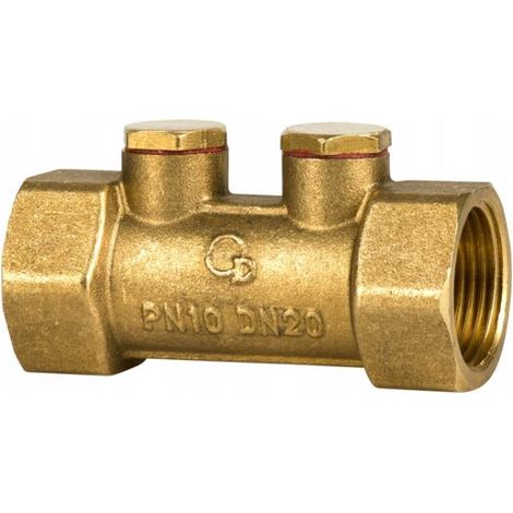 1"-Rückschlagventil zur Vermeidung von Verunreinigungen für Trinkwasserversorgung, Druck 10 bar, Temperatur 65 °C, Durchflussrate 0,45 l/s, PZH-zertifiziert
