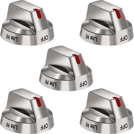 Compatible with Samsung DG64-00473A gas oven replacement burner control knob (5 pieces). (1/5)