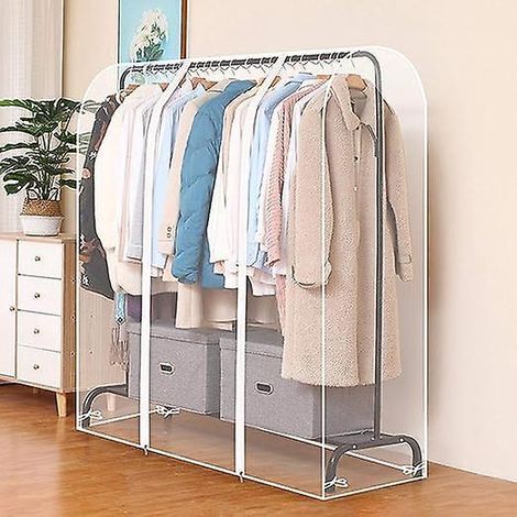 housses De Vtements Housse De Protection Pour Portant Vtements Housse De Protection Pour Fentre Transparente Cintre Anti-poussire Protecteur Pour (1/5)