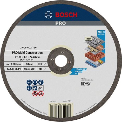 Bosch Accessories 2608602766 Disque à tronçonner 180 mm 1 pc(s) (1/4)