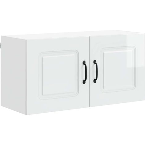 Maison Exclusive - Pannello lavastoviglie Kalmar Bianco Lucido 80 x 31 x 40 cm