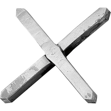 IAM DESIGN Zierelement 100x100mm aus geschmiedetem Eisen Kreuz glatt passend zu Schmiedeeisen Treppengeländer (1/5)