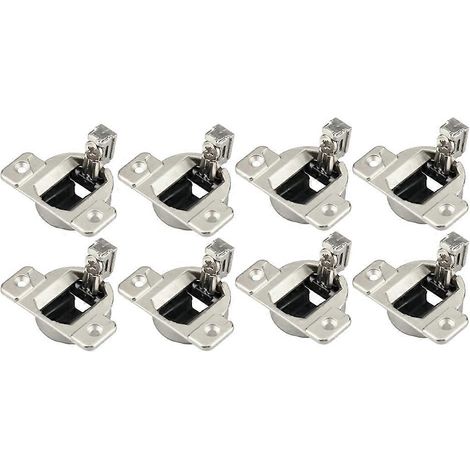 Charnières Blum compactes spirales à 110 degrés, lot de 8, pour portes de placard.