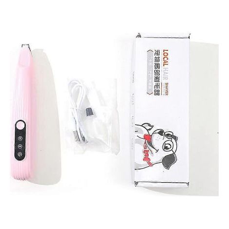 Tondeuse de précision pour chiens Pet Micro, silencieuse (35 dB), étanche et rechargeable, rose (non étanche). (1/5)