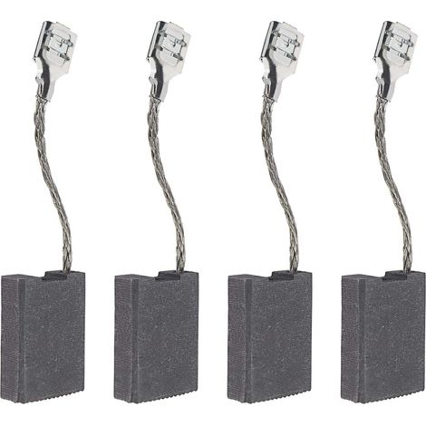 Lot de 2 paires de balais de charbon pour meuleuse d'angle avec arrêt automatique 22 x 16 x 6,3 mm Compatible avec GWS 18-230 GWS 19-230 GWS 20-230 H GWS 21-230 (1/5)