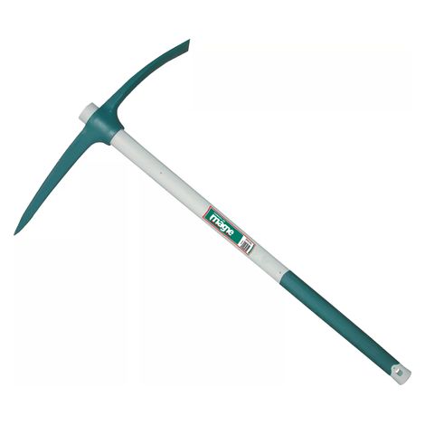 pioche terrassier œil rond 2,5kg + manche fibergo