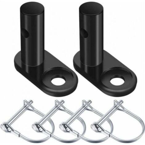 2 Sets of Bicycle Trailer Couplers, Bike Trailer Hitch Connectors, Steel Trailer Hitch Replacement, Bike Coupler Mounting Adapters, Attachment Adapters (1/5)