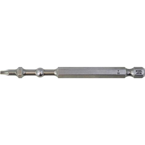 Embout vissage torsion impact ball t - Empreinte : T40 - Longueur : 90 mm - VESSEL