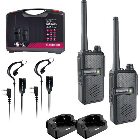 Albrecht Tectalk Worker 3 29825 PMR-Handfunkgerät 2er Set