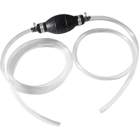 Pompe Transfert d'eau Manuelle Siphon Transfert Carburant Voiture portative pour solvant d'essence d'aqueduc Liquide Diesel, gaz avec Le Tuyau Total de 2M (1/5)