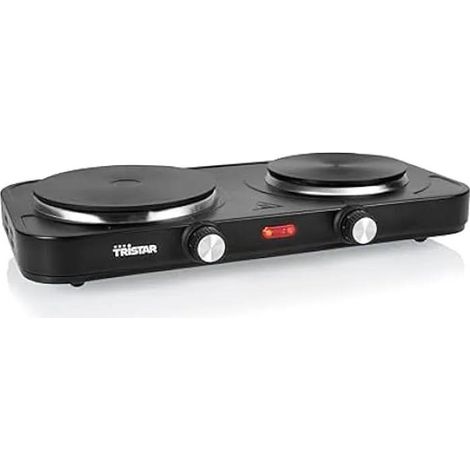 Placa de cocina Tristar KP 6152 negra 2500 W compacta (1/3)