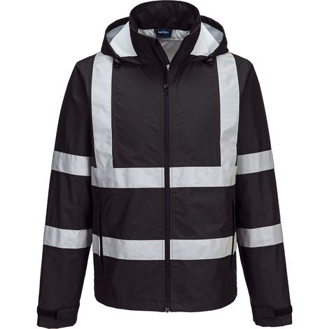 Giacca Leggera Impermeabile Iona Ripiegabile - Taglia M - Nero - Portwest