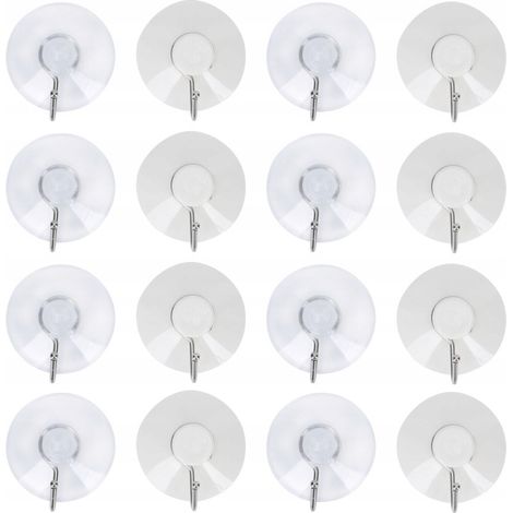 Set di 16 ganci universali autoadesivi per il bagno