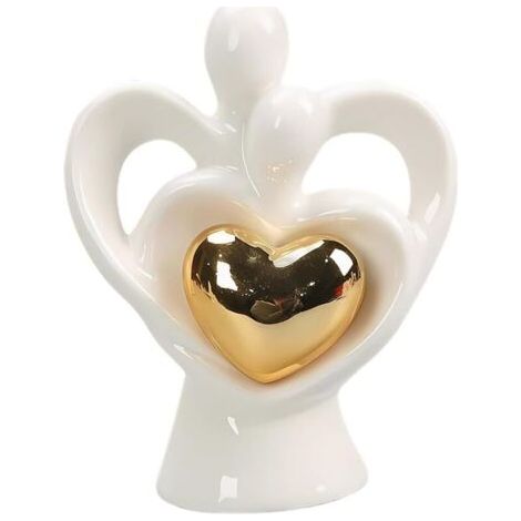 Mini Sculptures de Couple, Statue de Couple Abstraite, Cadeaux romantiques pour la Saint-Valentin, Un Anniversaire