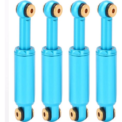 Amortisseur à huile métallique pour Axial SCX24 90081 1/24 RC Crawler - Pièces de rechange bleues (1/5)
