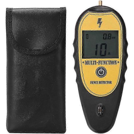 Testeur numérique de clôture électrique pour exploitations agricoles, voltmètre, inducteur de courant et indicateur de direction, 200-15 000 V, écran rétroéclairé avec alerte sonore. (1/5)