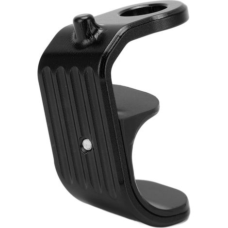 Fahrradhaken E aus Aluminiumlegierung und poliertem Kunststoff, leichtes Design für Brompton, Schwarz (1/5)