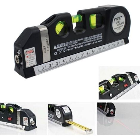 Niveau Laser De Précision Metro Level Pro 4 En 1 électronique De Bricolage 250 Cm
