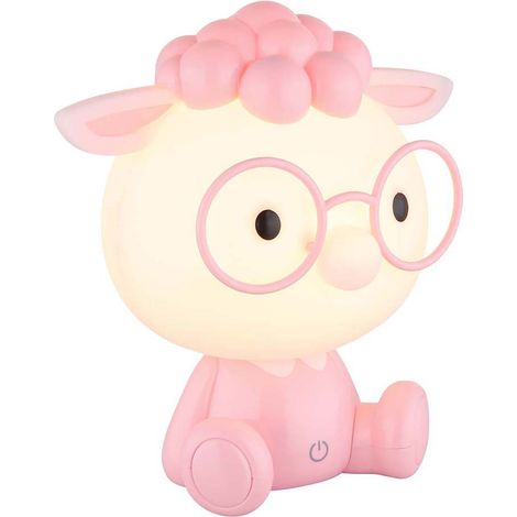 Lampe de table lampe de table chambre d'enfant filles rose USB variateur tactile LED H 22 cm (1/5)