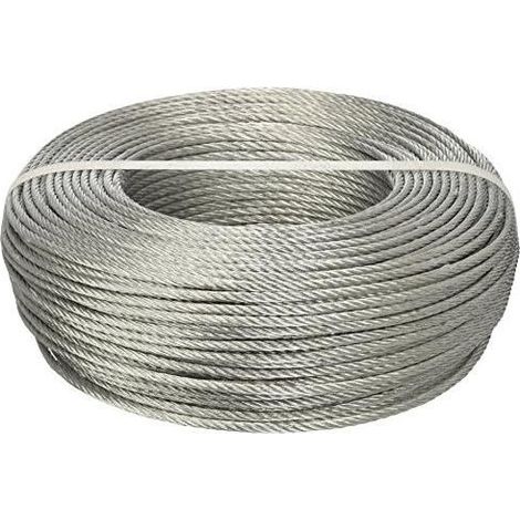 Fils en acier galvanisé 72 fils Commercial 100 m diamètre 3 mm