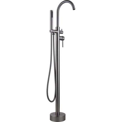 Rubinetto per vasca da bagno a pavimento WEZER EKO19A-01 con set doccia (1/5)