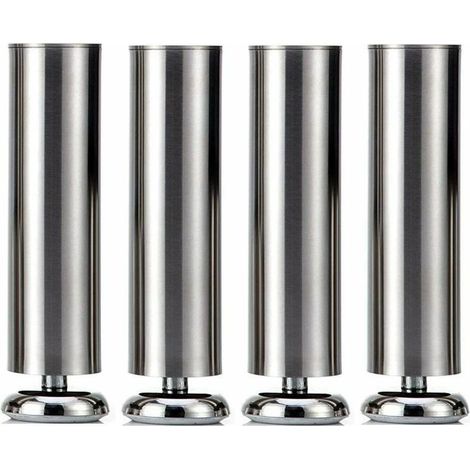 Couverture en acier inoxydable massif pieds de meubles canapé pieds de table basse pieds de support en métal (4pcs) (1/5)