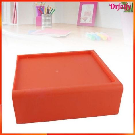 Akozon Schubladenbox, Büroaufbewahrungsbox, Schubladendesign, robust, stapelbar, Aufbewahrungsmöbel, Orange (1/5)