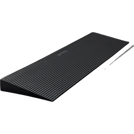 Rampe de seuil, surface antidérapante, haute capacité de charge, 35.4x7.9x1.2in (1/2)