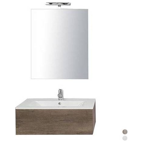 MOBILE BAGNO SOSPESO DA 80 MOD. UNIKA Misura: Olmo Naturale