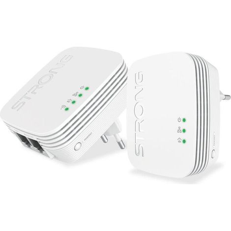 Repartidor Red Electrica PLC Strong CN23516040 Wifi, Blanco (1/4)