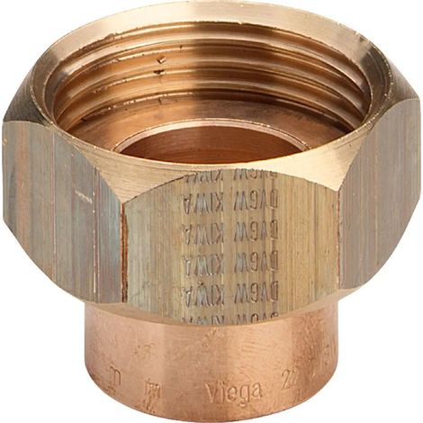 Viega raccordo di collegamento, d 28mm, G 11/4 bronzo rosso, ottone modello 94359, 288372