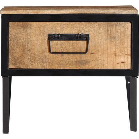 Maison Exclusive - Comodino 40x35x40 cm in Legno Massello di Mango (1/5)