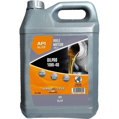 LUBRIFIANT OILPRO API SL/CF 10W40 5L - 3983 - SMB AUTO (1/2)