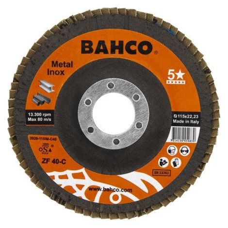 DISCO FLEXIBLE ZIRCONIA 125 C60 - BAHCO