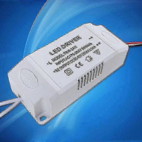 Transformateur d'alimentation CC pour éclairage LED 12-24W/24-36W/36-50W (1/5)