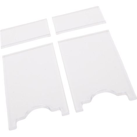 Entretoises murales universelles pour meubles, protections murales en acrylique pour pieds de canapé et de lit, prévenant les risques d'incendie et préservant l'espace pour les prises électriques (typ (1/5)