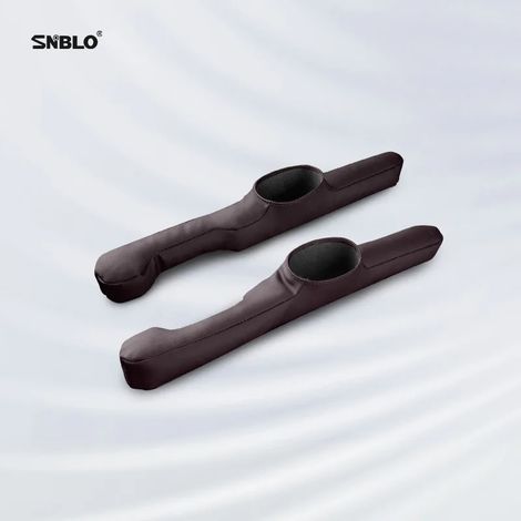 (A-Brown 2 pièces) Organisateur latéral de rangement pour espace entre les sièges de voiture, rangement pour couple, décoration intérieure de voiture, doublure douce, boîte/sac de rangement pour espac (1/5)